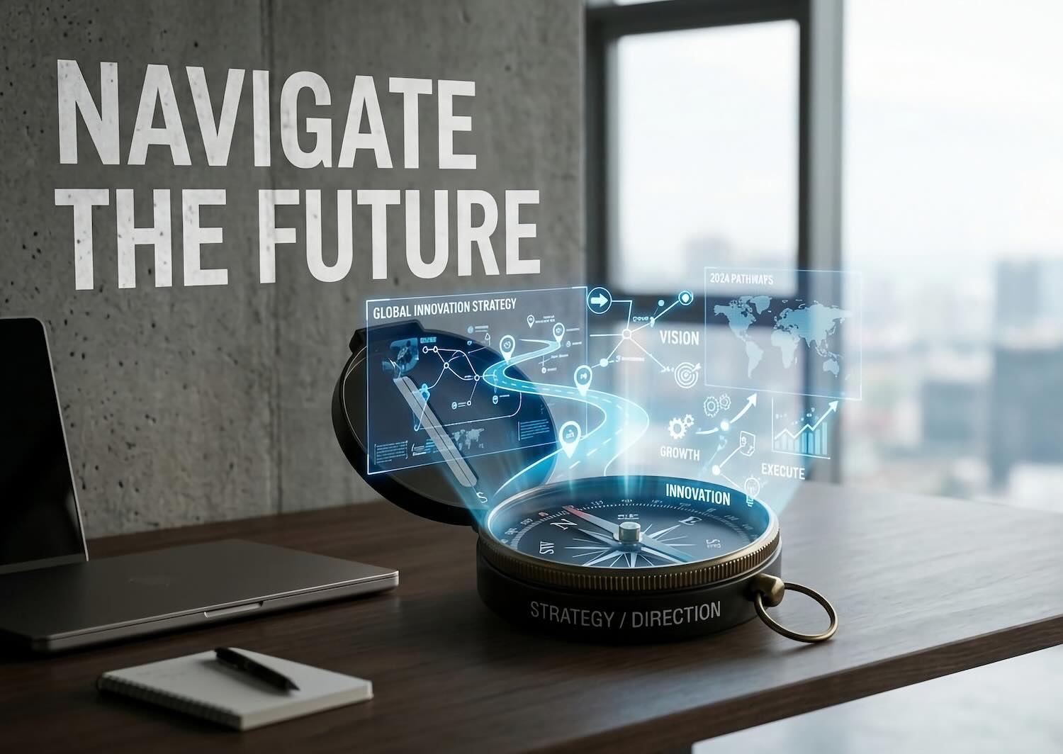 Navigate the future banner